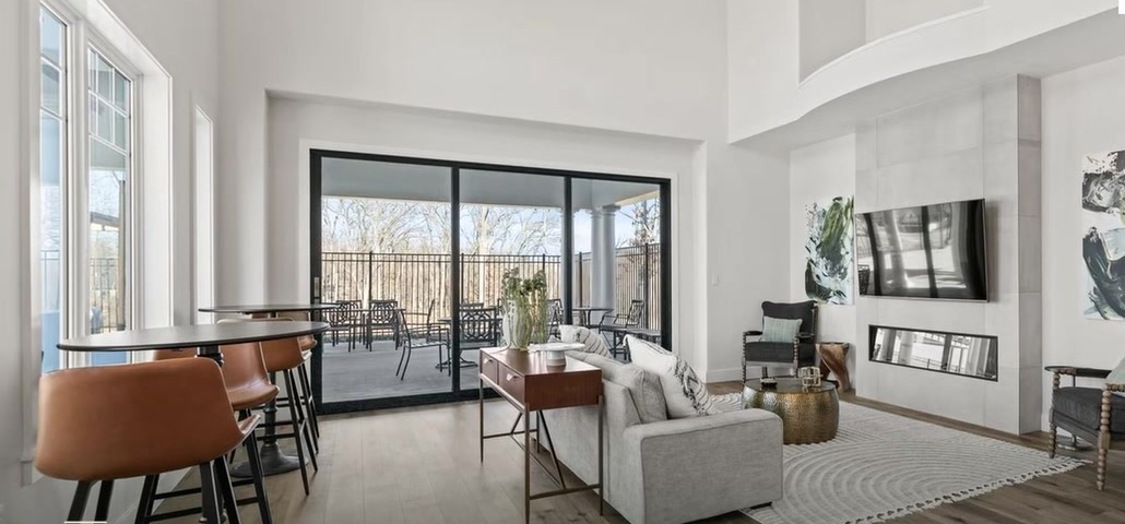 The Brooks clubhouse gathering room